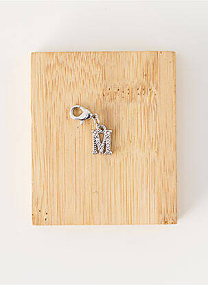 Pendentif fermeture fermoir mousqueton argent TATA GISELE femme