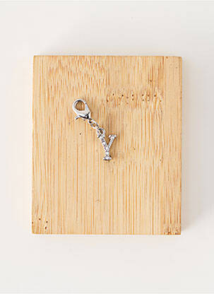 Pendentif fermeture fermoir mousqueton argent TATA GISELE femme