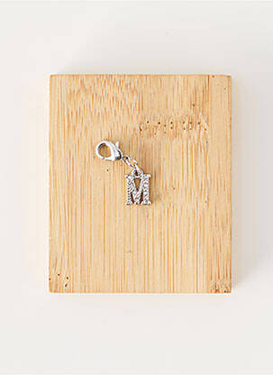 Pendentif fermeture fermoir mousqueton argent TATA GISELE femme