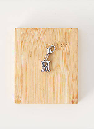 Pendentif fermeture fermoir mousqueton argent TATA GISELE femme