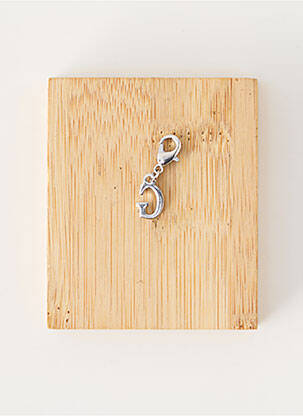 Pendentif fermeture fermoir mousqueton argent TATA GISELE femme