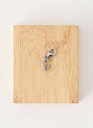 Pendentif fermeture fermoir mousqueton argent TATA GISELE femme