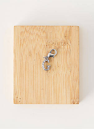 Pendentif fermeture fermoir mousqueton argent TATA GISELE femme