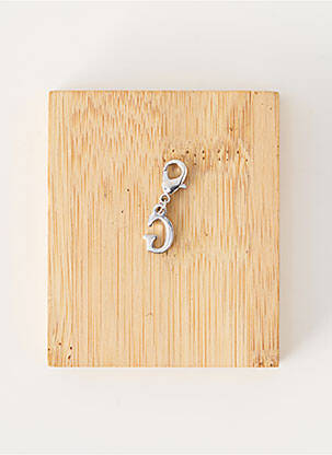Pendentif fermeture fermoir mousqueton argent TATA GISELE femme