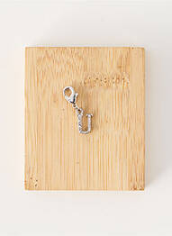 Pendentif ornement pierre argent TATA GISELE femme