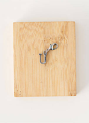 Pendentif ornement pierre argent TATA GISELE femme
