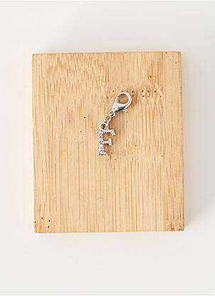 Pendentif fermeture fermoir mousqueton argent TATA GISELE femme