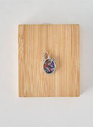 Pendentif ornement pierre argent TATA GISELE femme