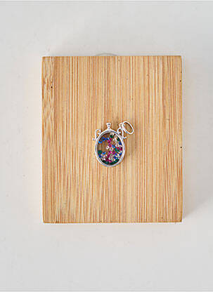 Pendentif ornement pierre argent TATA GISELE femme