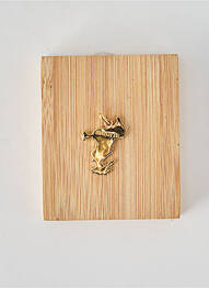 Pendentif matériaux plaqué or or TATA GISELE femme