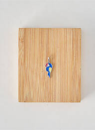 Pendentif bleu TATA GISELE fille