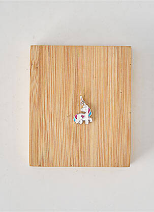 Pendentif matériaux argent blanc TATA GISELE fille