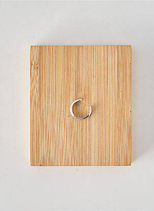 Boucle d'oreille mono matériaux argent argent TATA GISELE femme