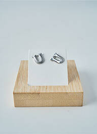 Boucles d’oreilles argent TATA GISELE femme