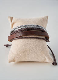 Bracelet marron TATA GISELE homme