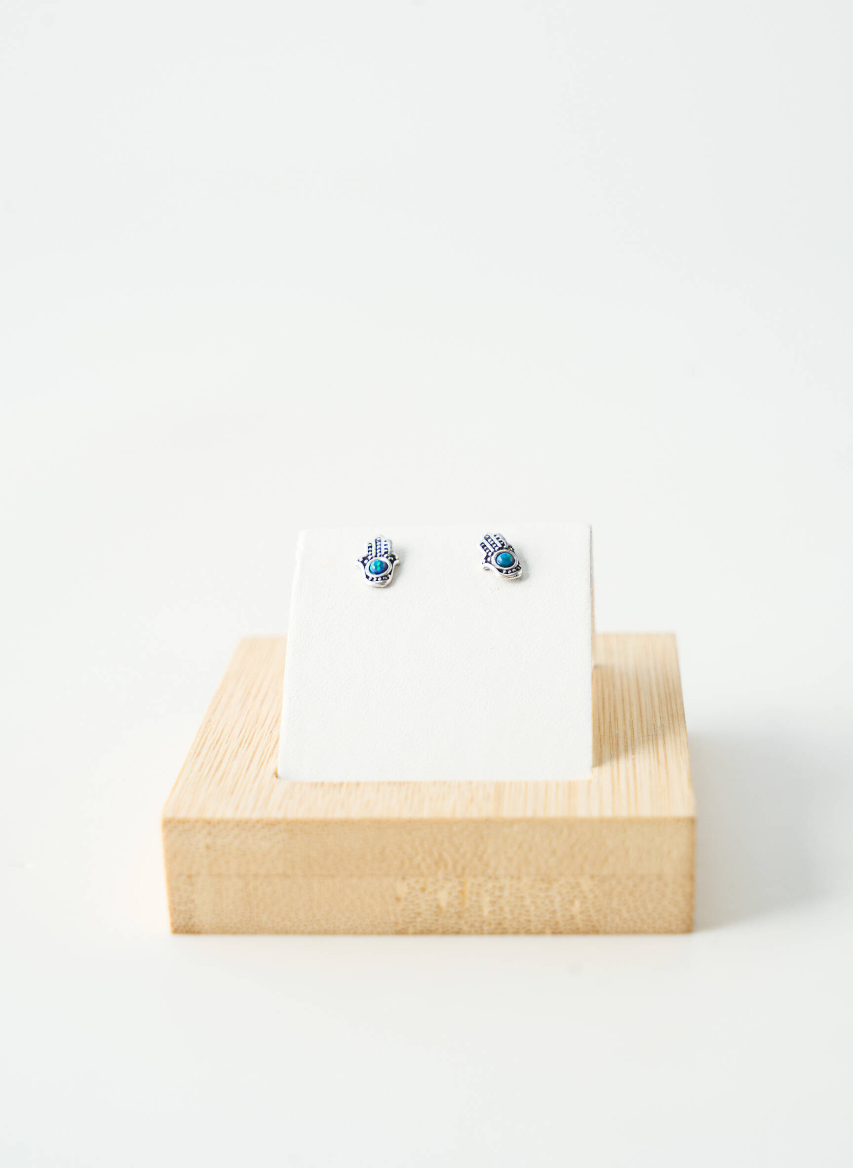 Boucles d’oreilles ornement pierre vert TATA GISELE femme