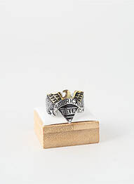Bague argent TATA GISELE homme