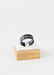 Bague ornement oxyde de zirconium noir TATA GISELE homme