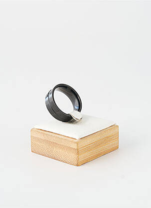 Bague ornement oxyde de zirconium noir TATA GISELE homme