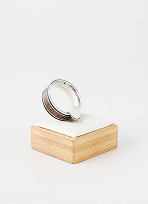 Bague marron TATA GISELE homme