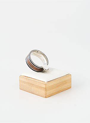 Bague marron TATA GISELE homme