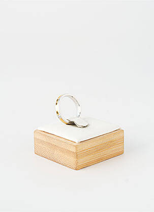 Bague ornement oxyde de zirconium argent TATA GISELE homme