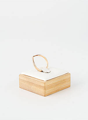 Bague ornement oxyde de zirconium or TATA GISELE femme