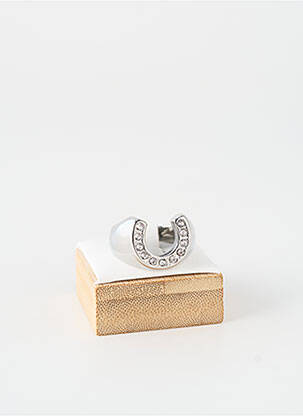 Bague ornement oxyde de zirconium argent TATA GISELE homme