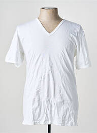 T-shirt coupe cintrée manches courtes blanc MARINER homme