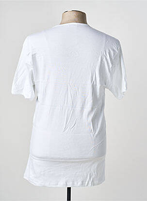T-shirt stretch manches courtes blanc EMINENCE homme