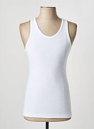 Débardeur coupe cintrée blanc EMINENCE homme