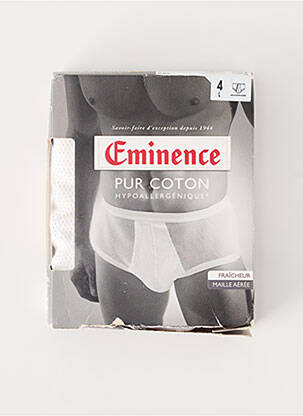 Slip tissage jersey blanc EMINENCE homme