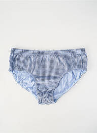Slip imprimé fantaisie bleu EMINENCE homme