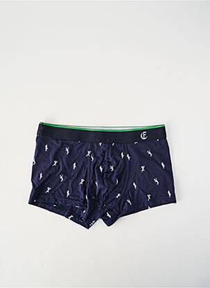 Boxer imprimé fantaisie bleu EMINENCE homme