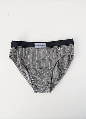 Slip imprimé rayures gris EMINENCE homme