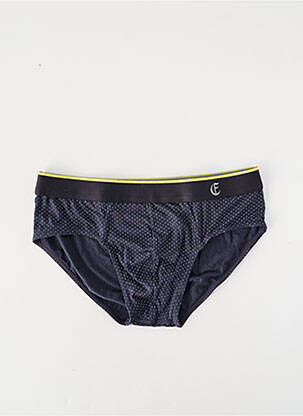 Slip imprimé fantaisie bleu EMINENCE homme