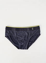 Slip imprimé fantaisie bleu EMINENCE homme