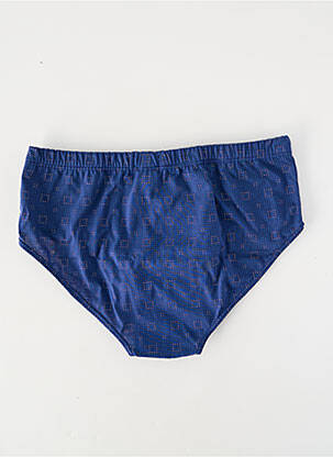 Slip imprimé fantaisie bleu EMINENCE homme