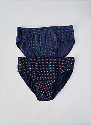 Slip imprimé fantaisie bleu EMINENCE homme