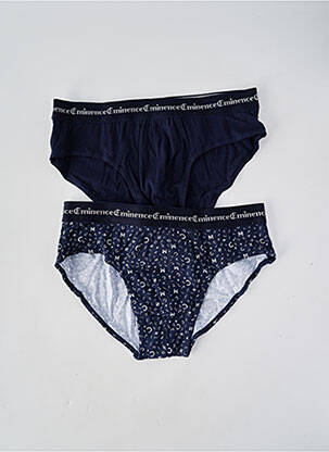 Slip imprimé fantaisie bleu EMINENCE homme