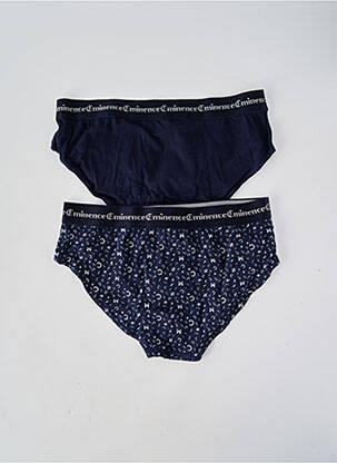 Slip imprimé fantaisie bleu EMINENCE homme
