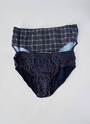 Slip imprimé fantaisie bleu EMINENCE homme