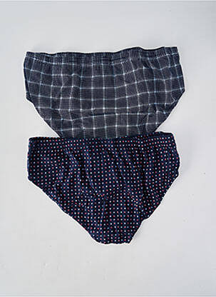 Slip imprimé fantaisie bleu EMINENCE homme