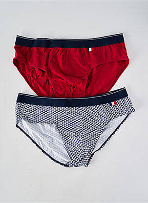 Slip imprimé fantaisie rouge EMINENCE homme