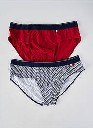Slip imprimé fantaisie rouge EMINENCE homme