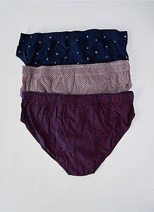 Slip imprimé fantaisie bleu EMINENCE homme