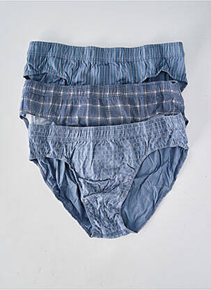 Slip imprimé fantaisie bleu EMINENCE homme