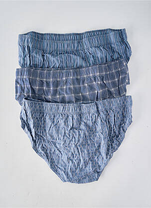 Slip imprimé fantaisie bleu EMINENCE homme