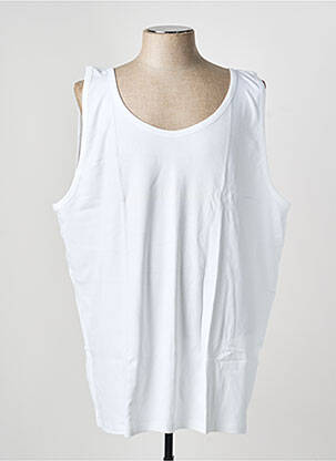 Débardeur coupe cintrée sans manche blanc ARMOR LUX homme