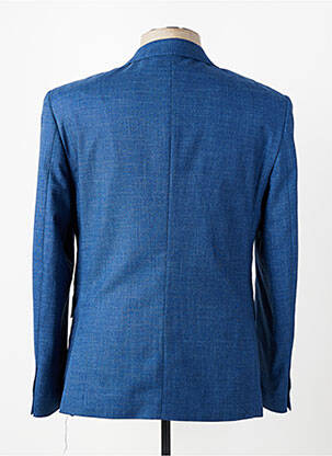 Blazer tissage chiné bleu IZAC homme